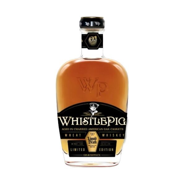 WhistlePig x Liquid Death Gravestock Wheat Whiskey Limited Edition